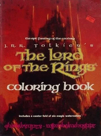 El libro para colorear de «El Señor de los Anillos» de J.R.R. Tolkien