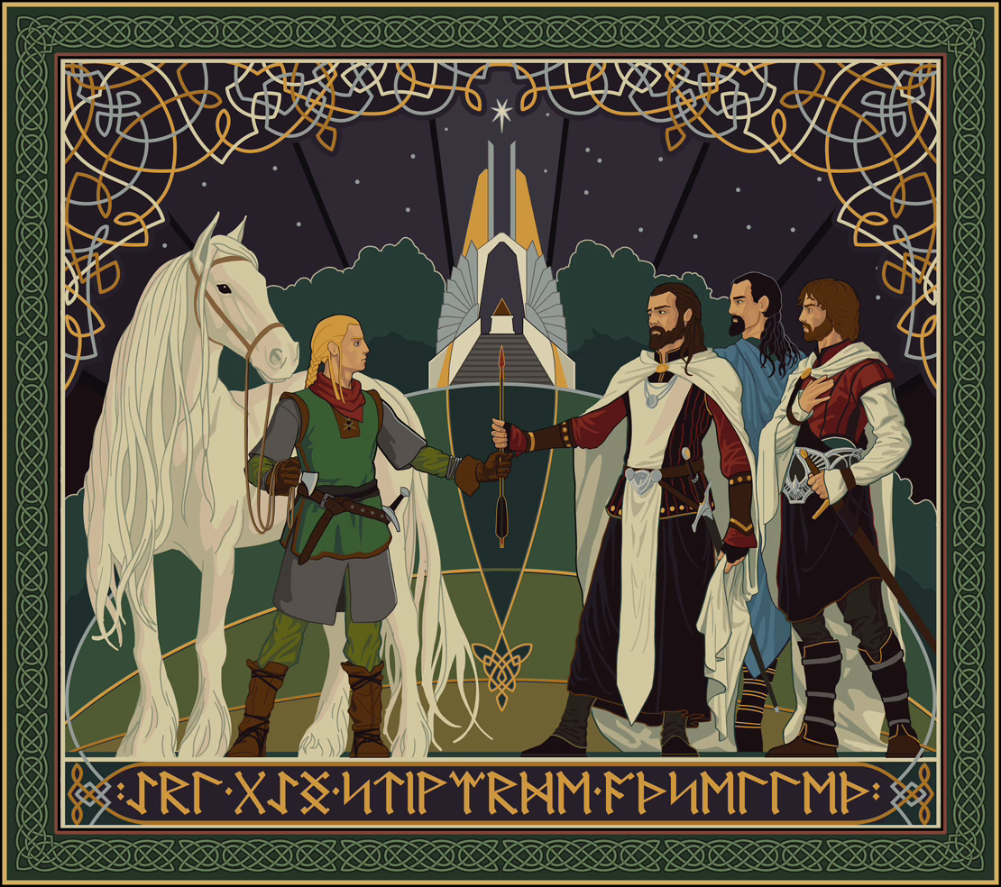 Tapiz de El Señor de los Anillos Online: El Juramento de Eorl