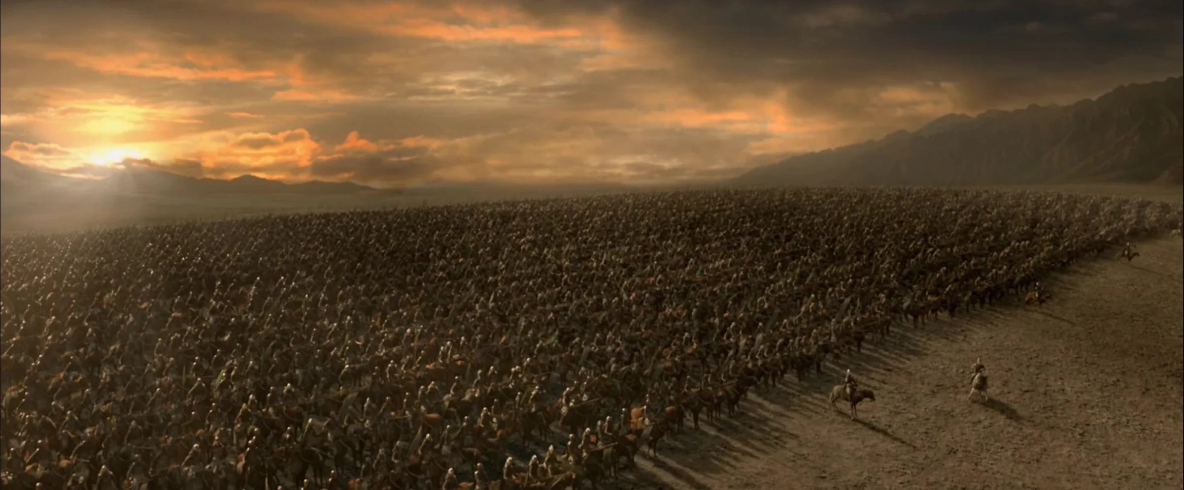 La cabalgata de los Rohirrim (escena)