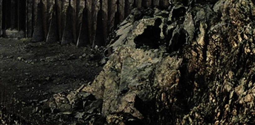 Los montículos de escoria en El Señor de los Anillos: Las dos torres