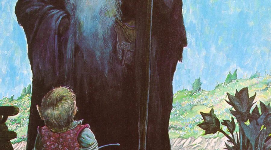 11-11-2941 Al volver a la Montaña Solitaria Bilbo se encuentra con Gandalf