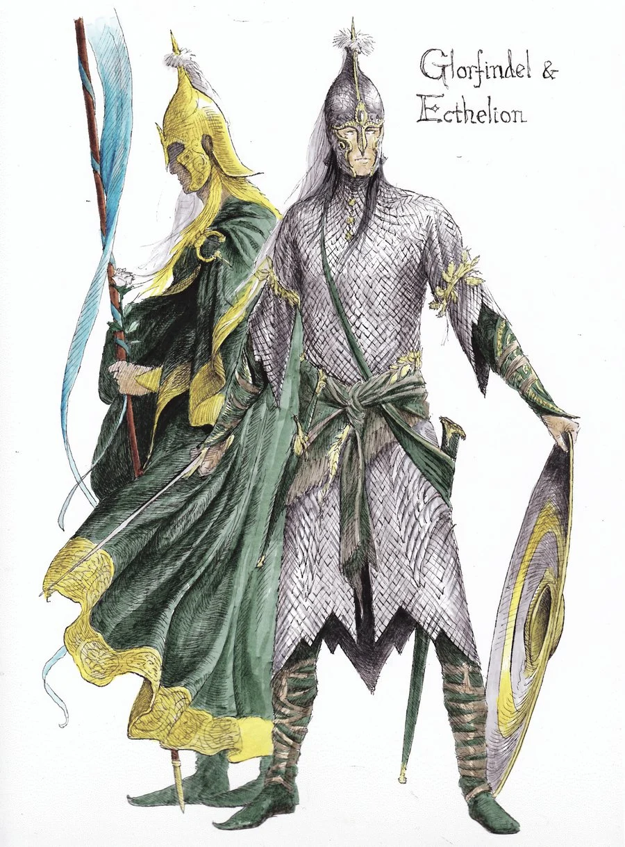 Glorfindel y Ecthelion, de Turner Mohan