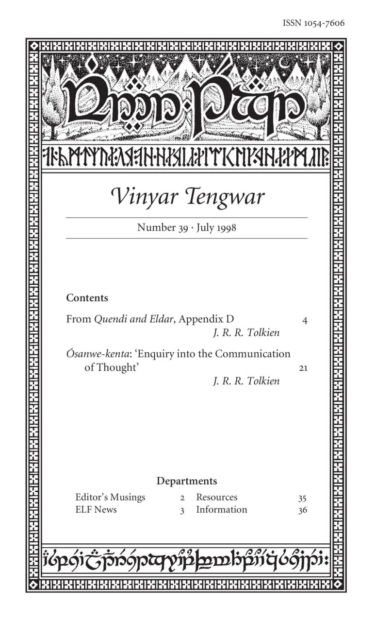 Vinyar Tengwar 39