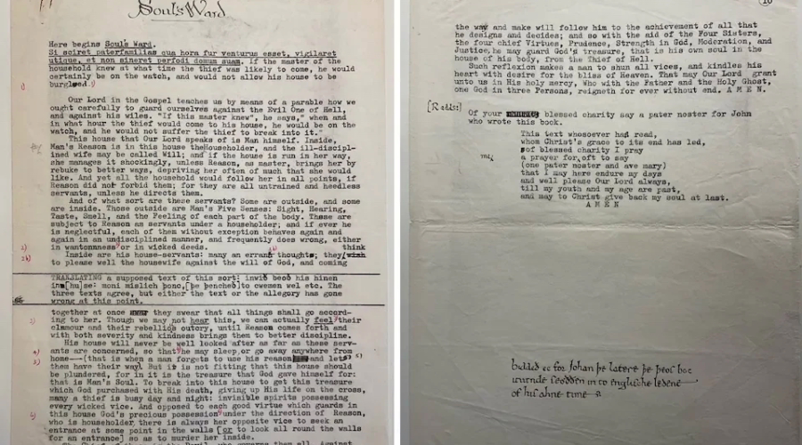 Académicos españoles descubren una traducción inédita de Tolkien en la Biblioteca Bodleiana de la Universidad de Oxford
