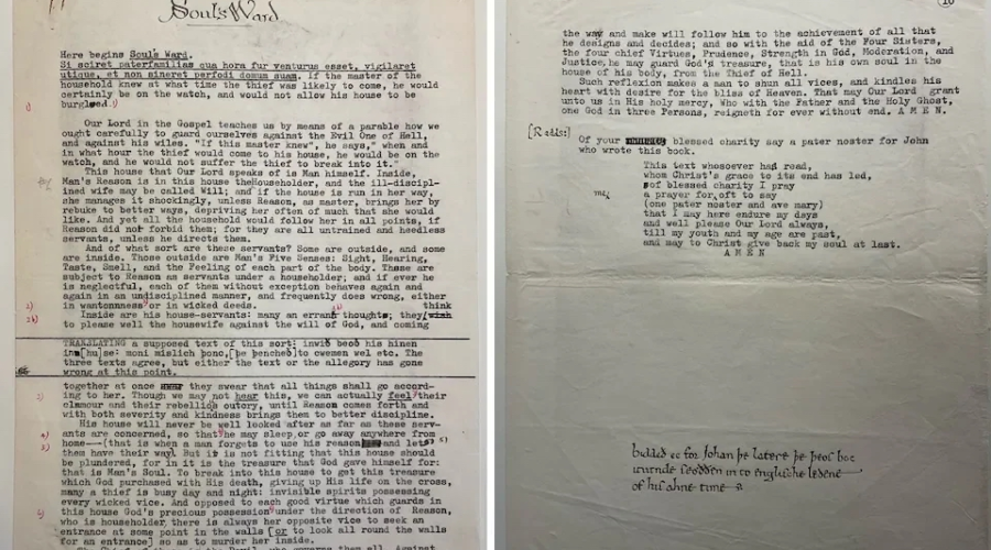 Académicos españoles descubren una traducción inédita de Tolkien en la Biblioteca Bodleiana de la Universidad de Oxford